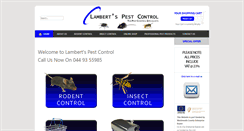 Desktop Screenshot of lambertspestcontrol.ie